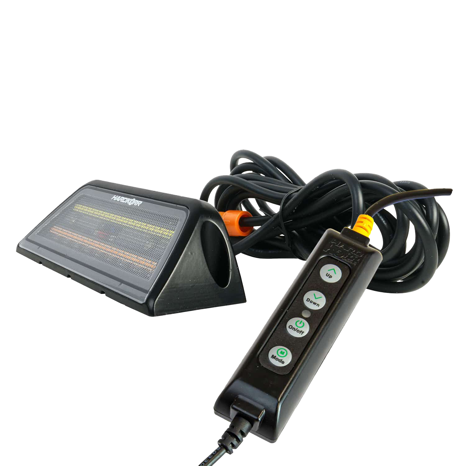 HARDKORR XDW Series Tri-Colour 45 Degree Angled LED Work Light (Black) - HKXDWOW45B